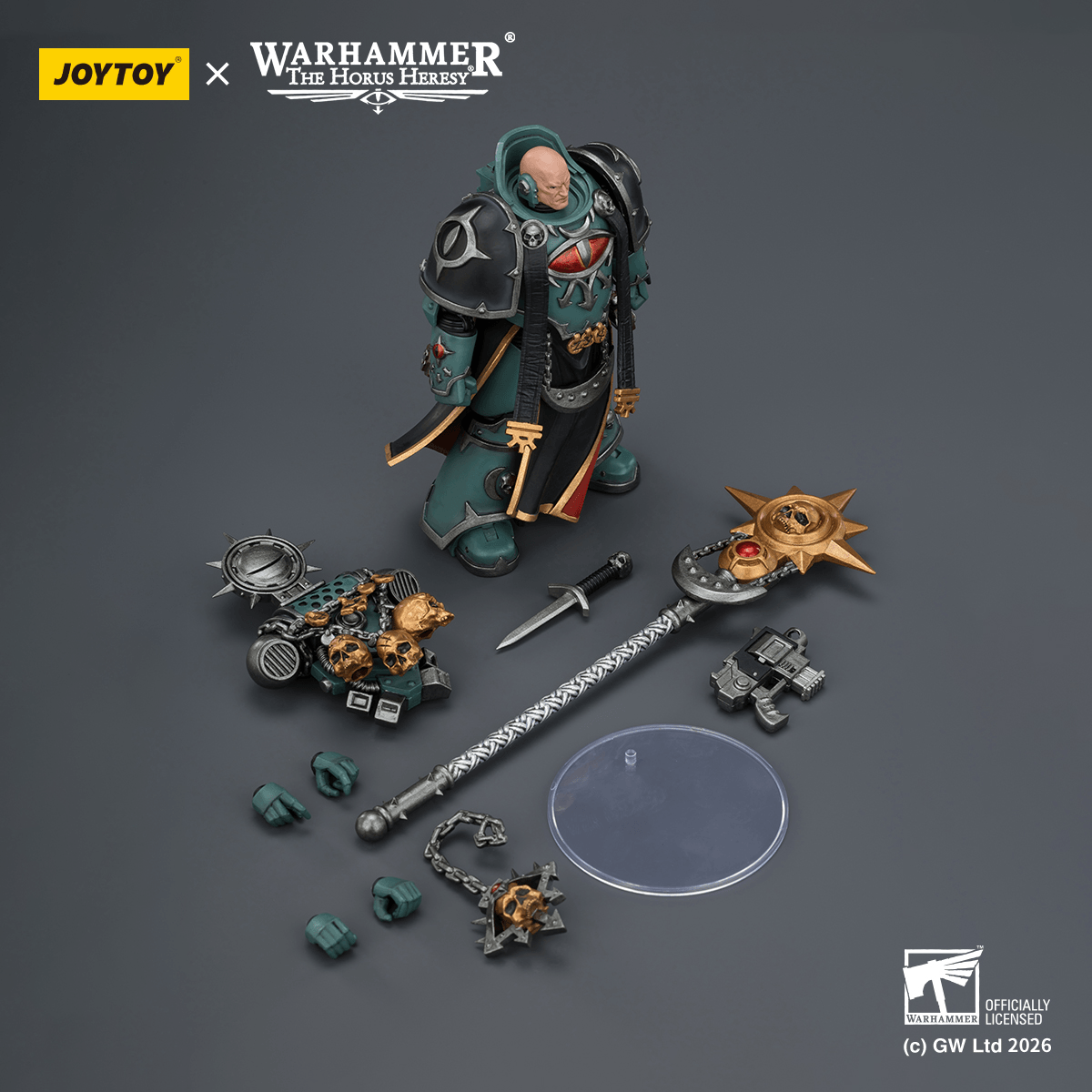 Joy Toy Sons of Horus Dark Emissary Consul with Staff of Dark Authority