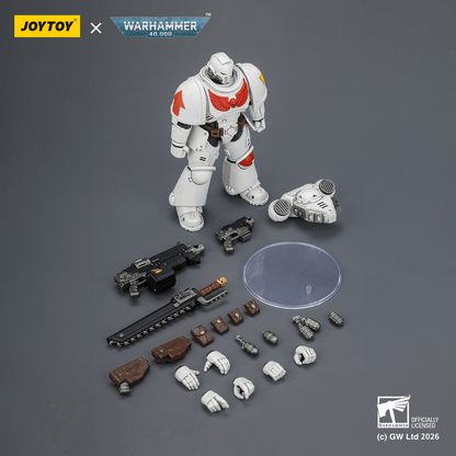 Joy Toy White Scars Intercessor with Bolt Rifle, Bolt Pistol and Chainsword