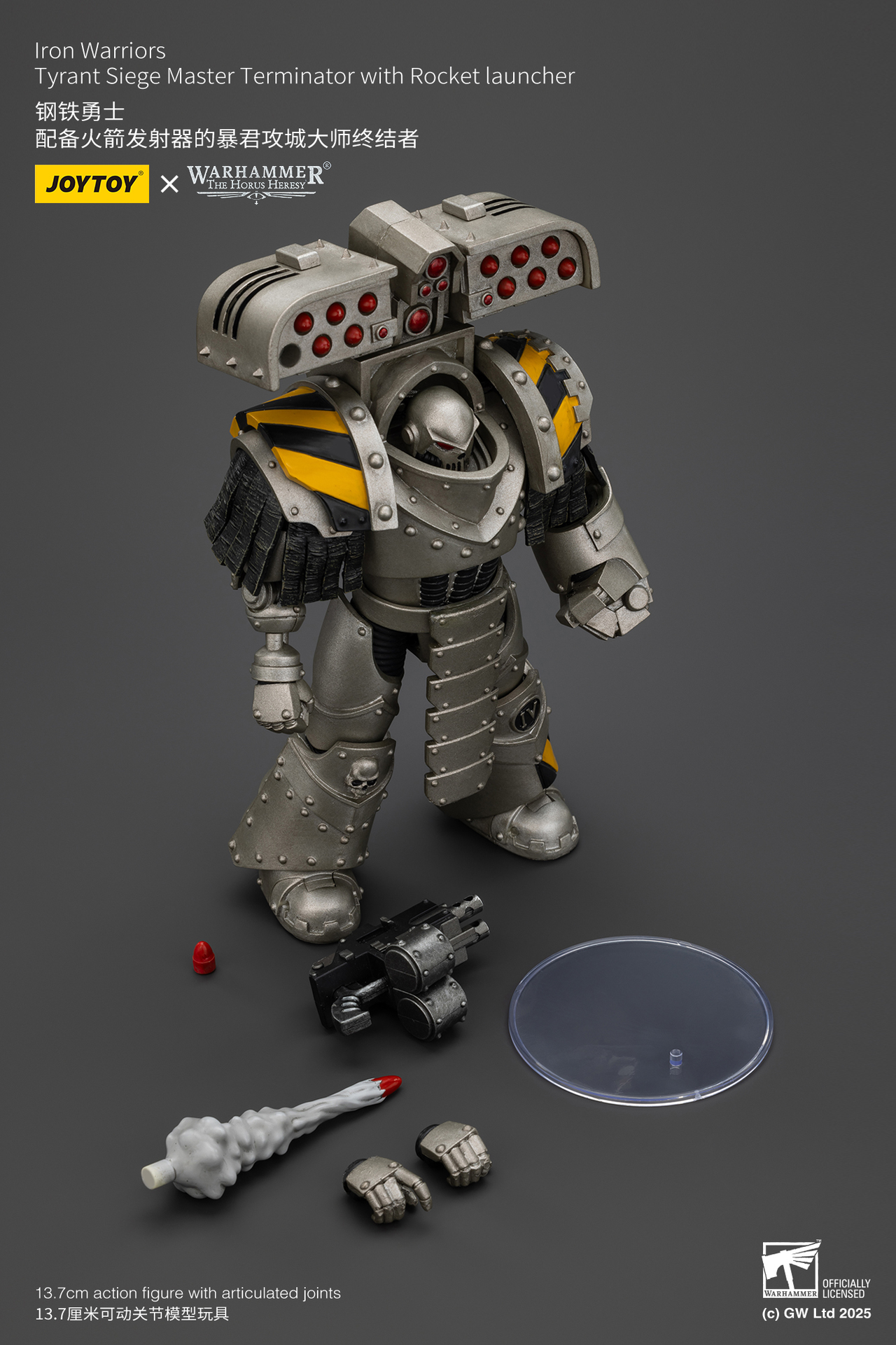 Joy Toy lron Warriors Tyrant Siege Master Terminator with Rocket launcher