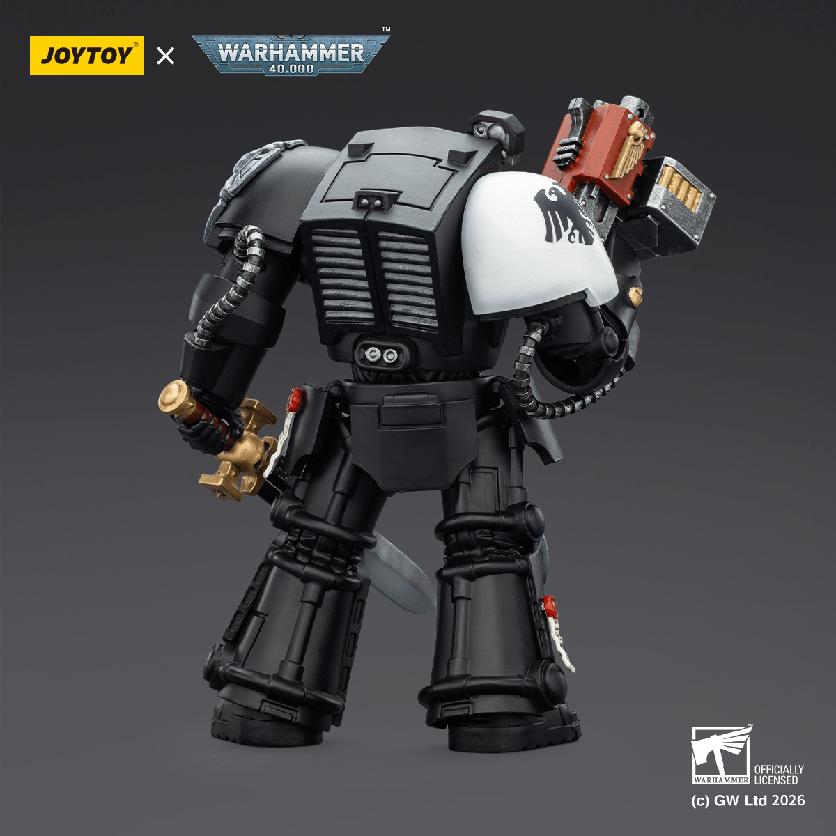 Joy Toy Raven Guard Terminator 1 with Power Sword and Storm Bolter