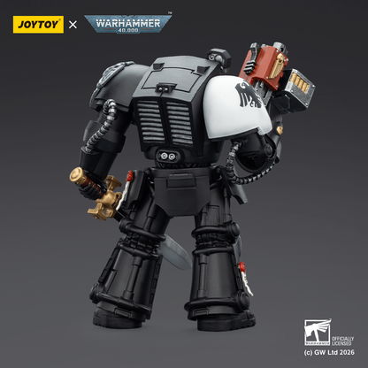 Joy Toy Raven Guard Terminator 1 with Power Sword and Storm Bolter