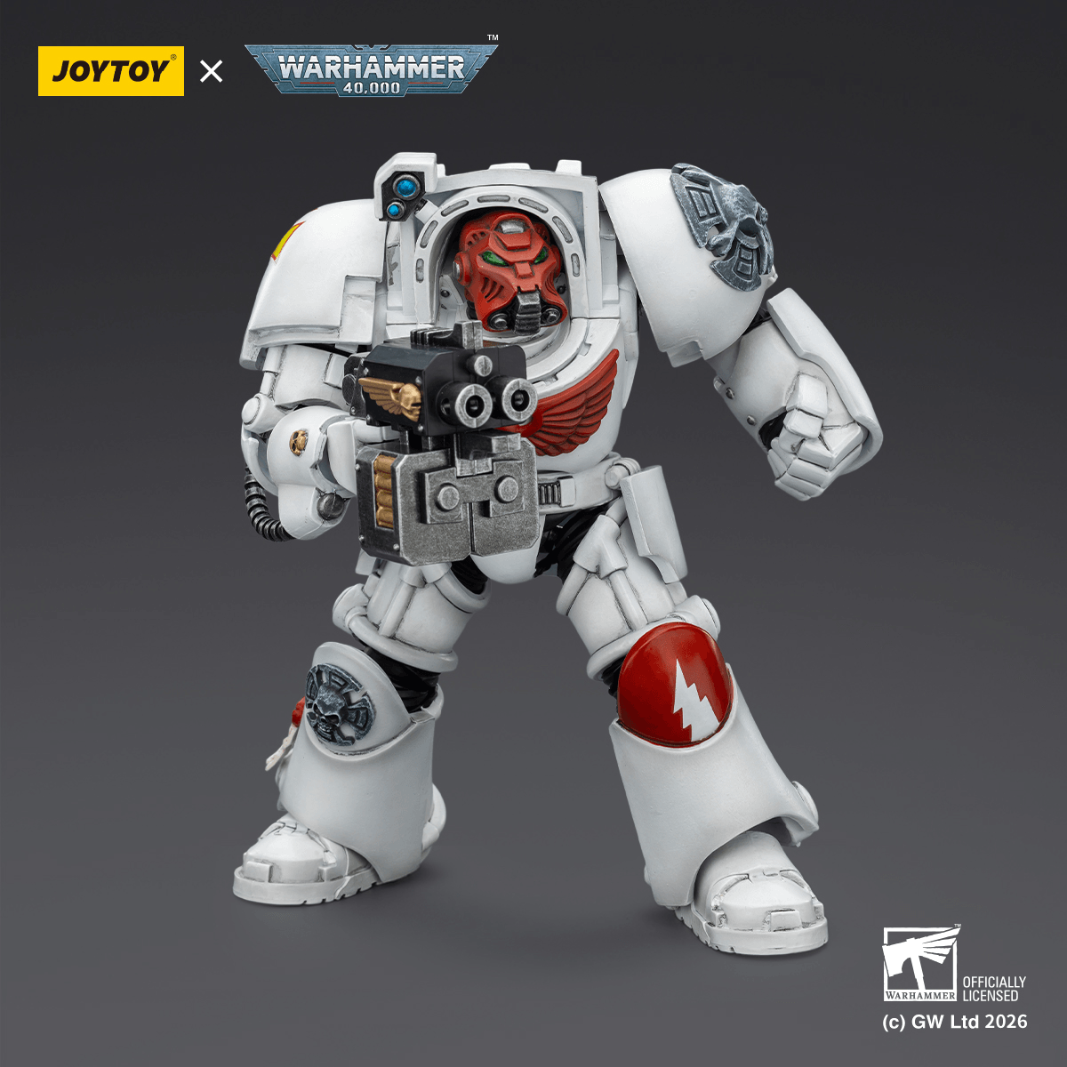 Joy Toy White Scars Terminator 2 with Power Fist and Storm Bolter