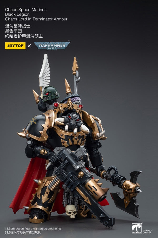 Black Legion Chaos Lord in Terminator Armour Chaos Space Marines Joy Toy
