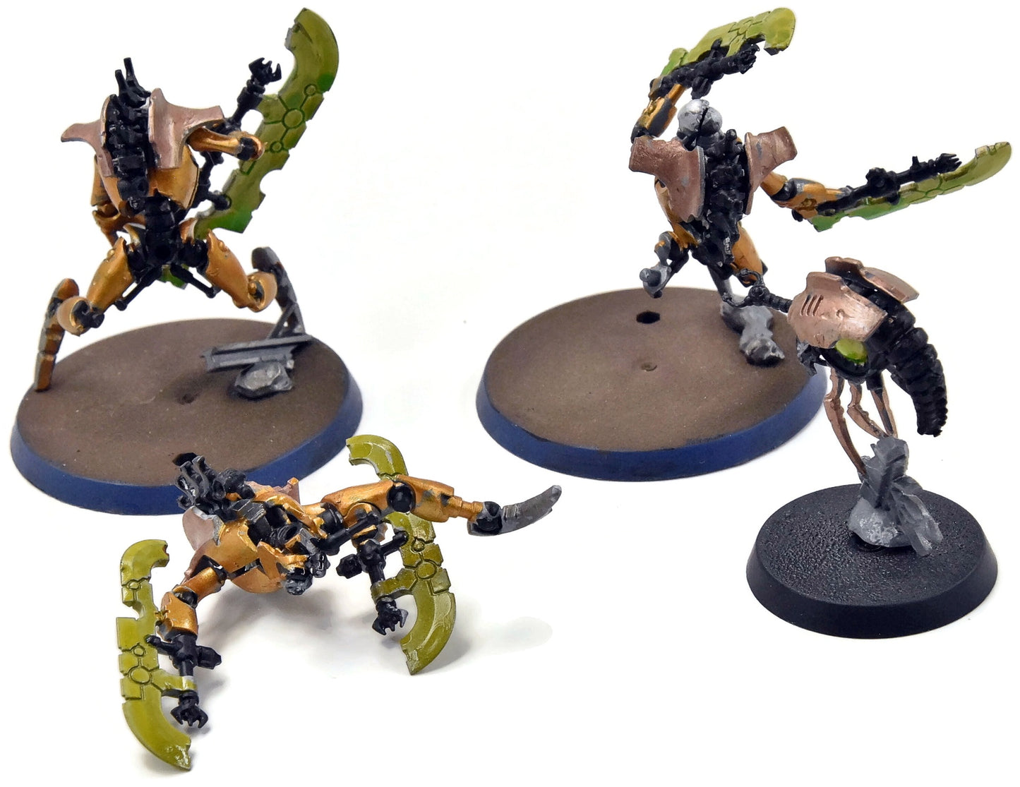 NECRONS 3 Skorpekh Destroyers #2 Broken Legs & 1 Missing Base 40K