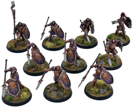 STORMCAST ETERNALS 10 Vindictors #1 WELL PAINTED Warhammer Sigmar 0349