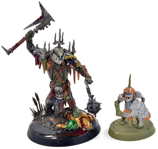 ORRUK WARCLANS Killaboss with Stab-Grot #1 WELL PAINTED Sigmar