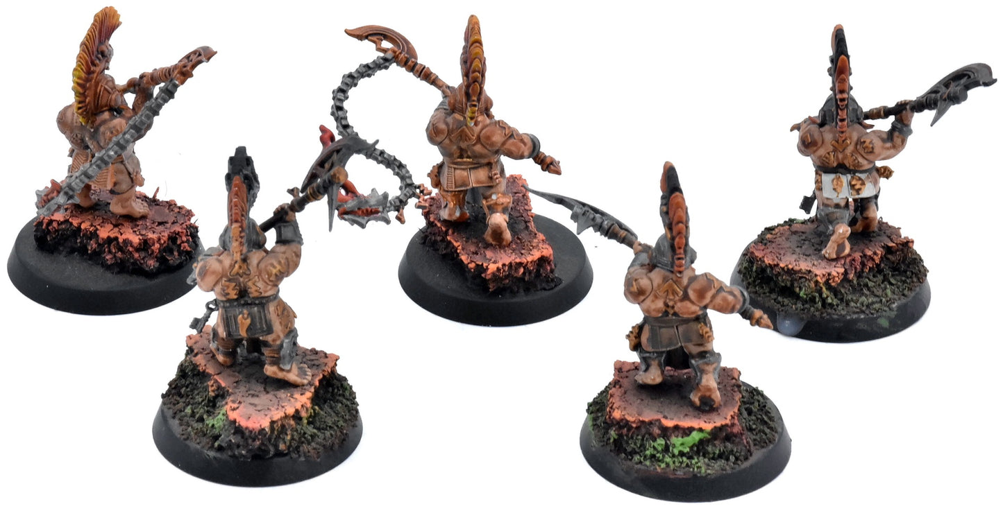 FYRESLAYERS 5 Hearthguard Berzerkers #3 WELL PAINTED Warhammer Sigmar