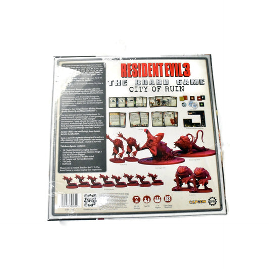 RESIDENT EVIL 3 The Board Game City of Ruin Sealed NEW
