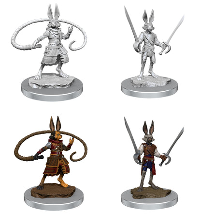 D&D Unpainted Minis Wv17 Harengon Rogues