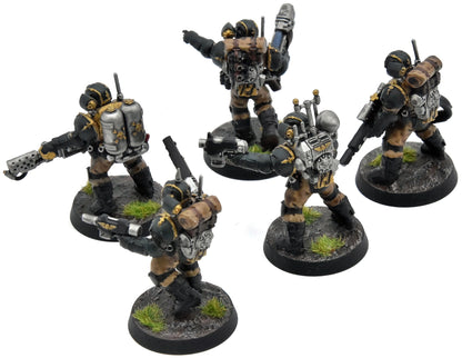 ASTRA MILITARUM 5 tempestus scions #1 WELL PAINTED Warhammer 40K