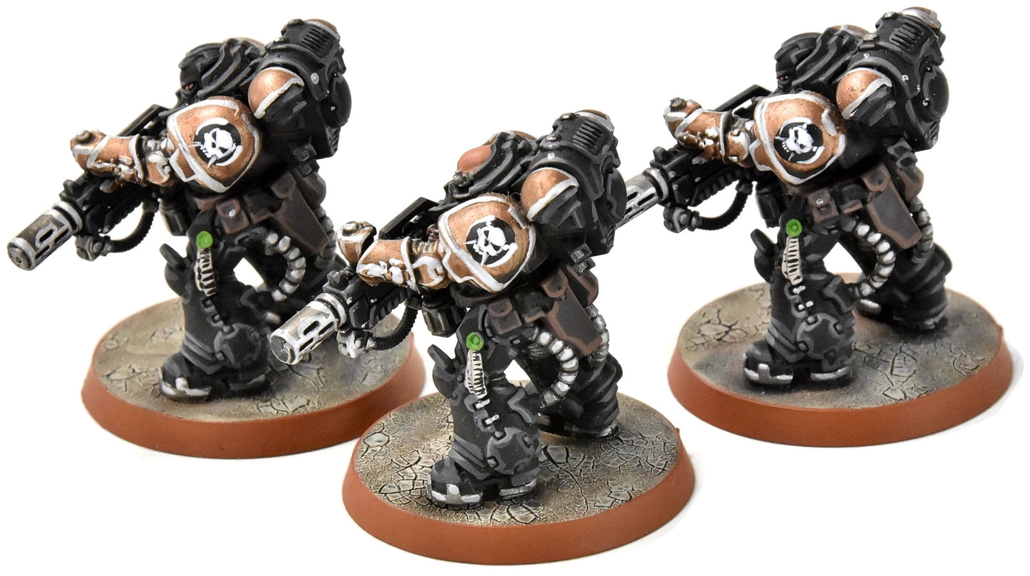 SPACE MARINES 3 Eradicators #4 PRO PAINTED Warhammer 40K