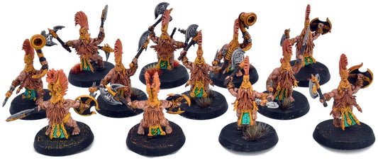 FYRESLAYERS 12 Vulkite Berzerkers #1 WELL PAINTED Warhammer Sigmar