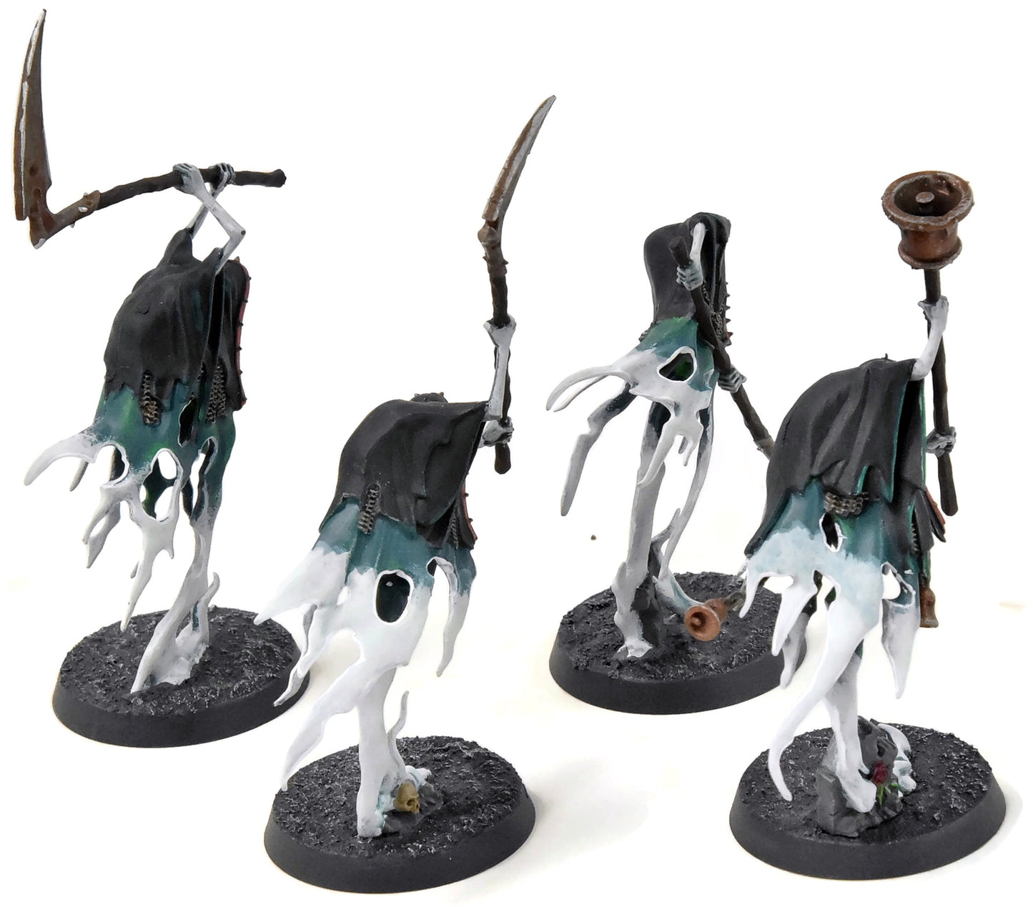 NIGHTHAUNT 4 Grimghast Reapers #3 WELL PAINTED Sigmar