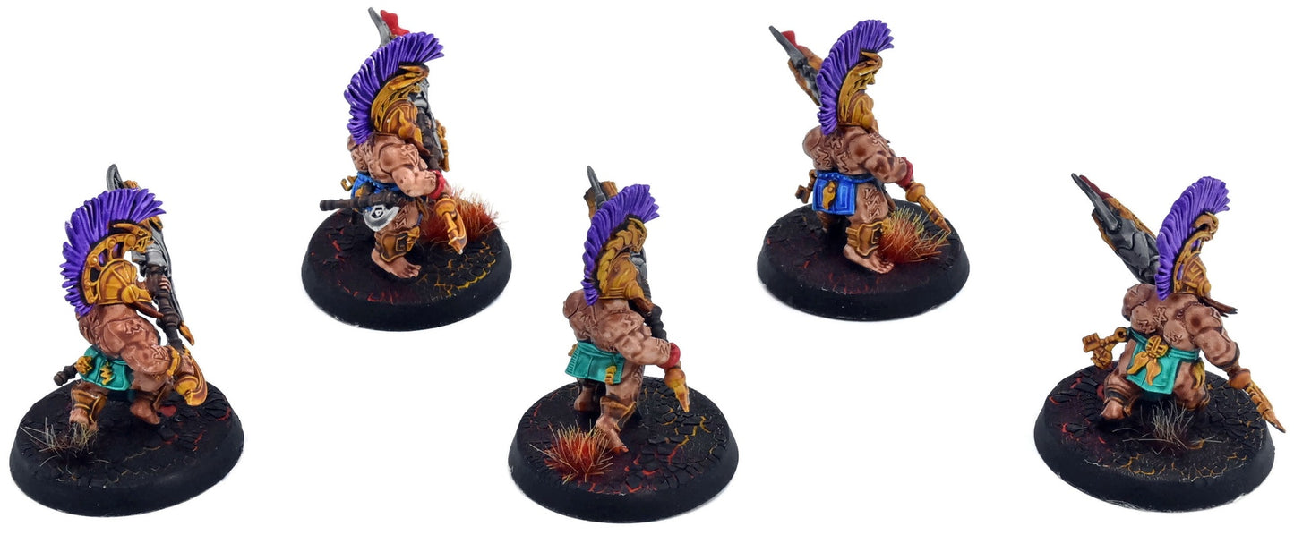 FYRESLAYERS 5 Auric Hearthguard #2 WELL PAINTED Warhammer Sigmar 4209