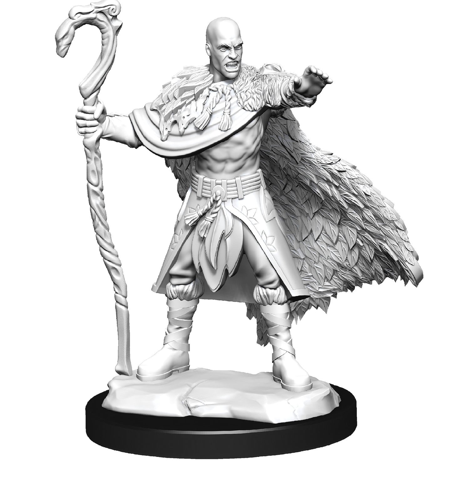 D&D Unpainted Minis Wv14 Human Druid Male