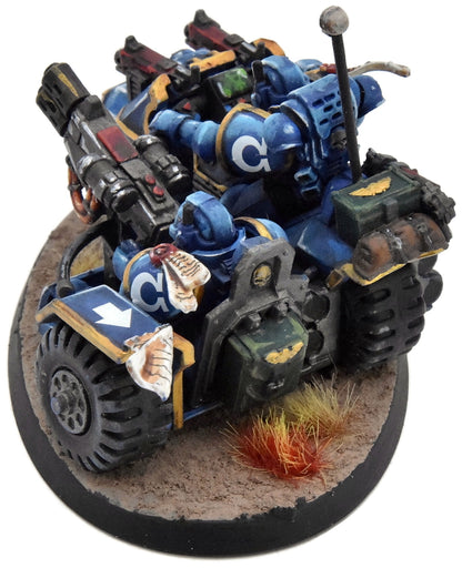 SPACE MARINES Attack Bike #1 WELL PAINTED Warhammer 40K