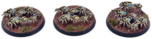 NECRONS 3 Scarab Swarms #2 WELL PAINTED Warhammer 40K 5141