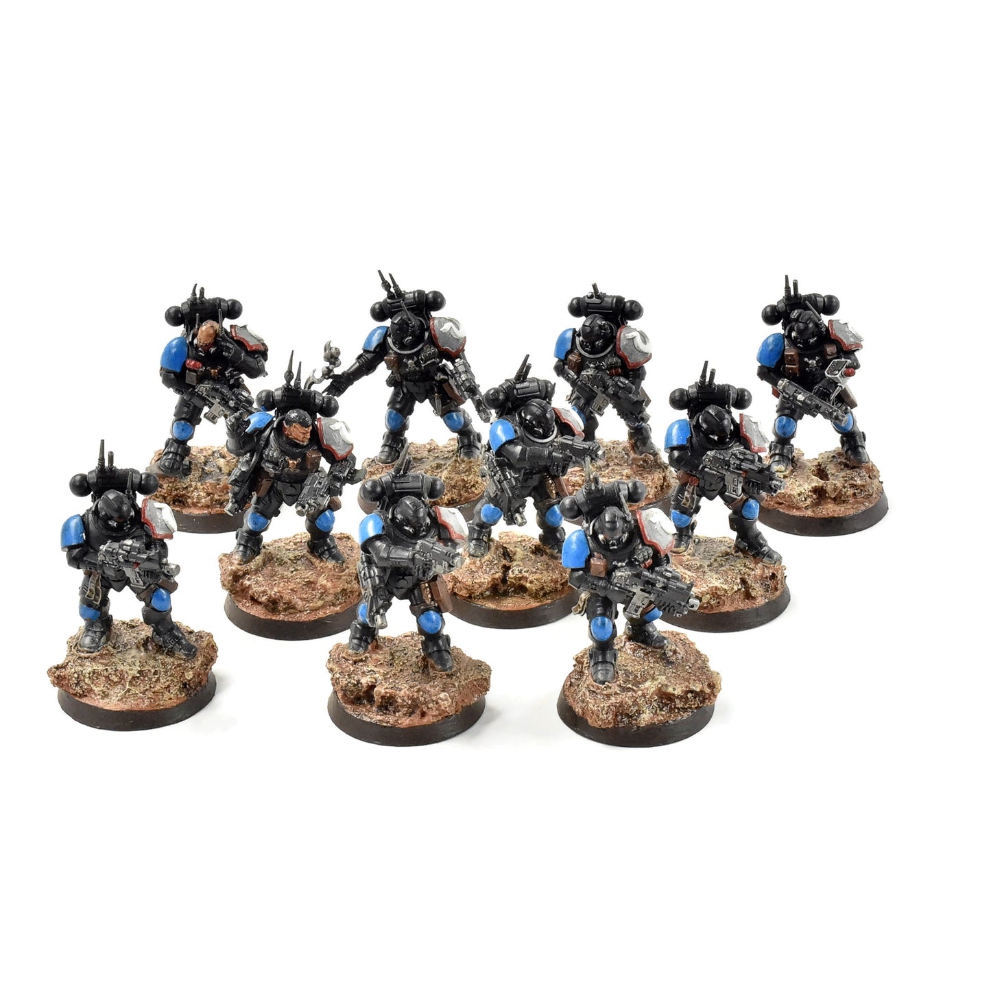 SPACE MARINES 10 Infiltrateurs #1 BIEN PEINTS Warhammer 40K