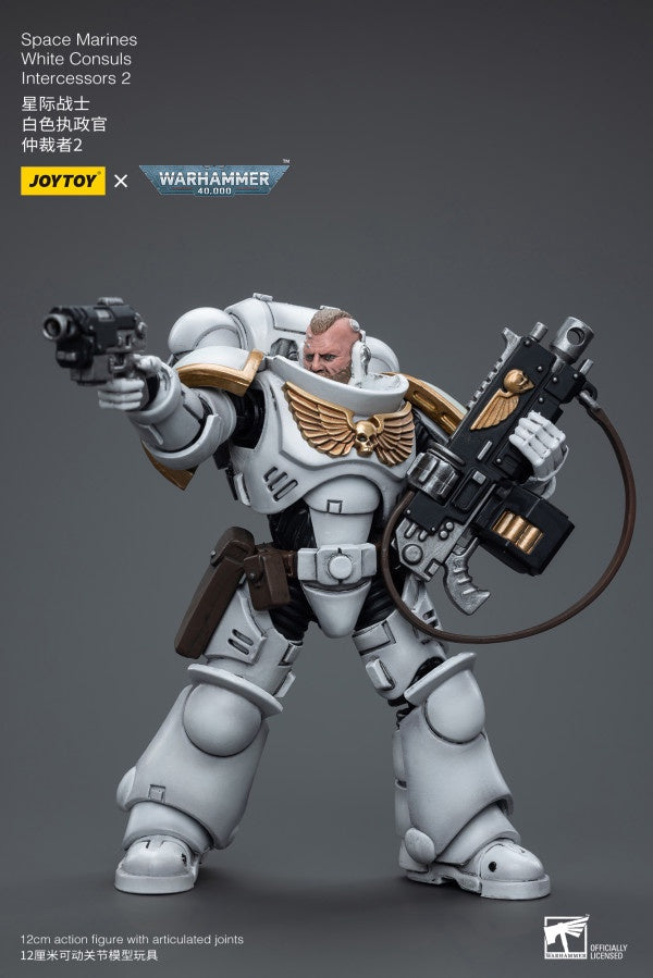 White Consuls Intercessors 2 Space Marines Joy Toy