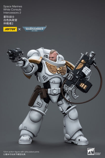 White Consuls Intercessors 2 Space Marines Joy Toy