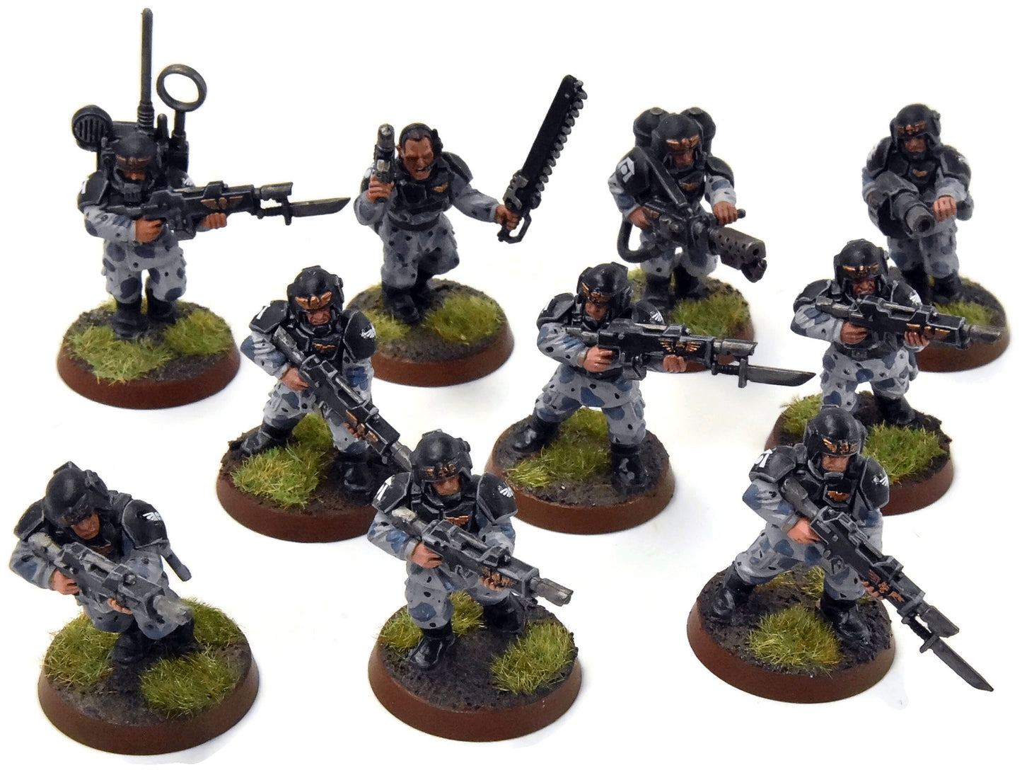 ASTRA MILITARIUM 10 Cadian Shock Troop #13 WELL-PAINTED Warhammer 40K