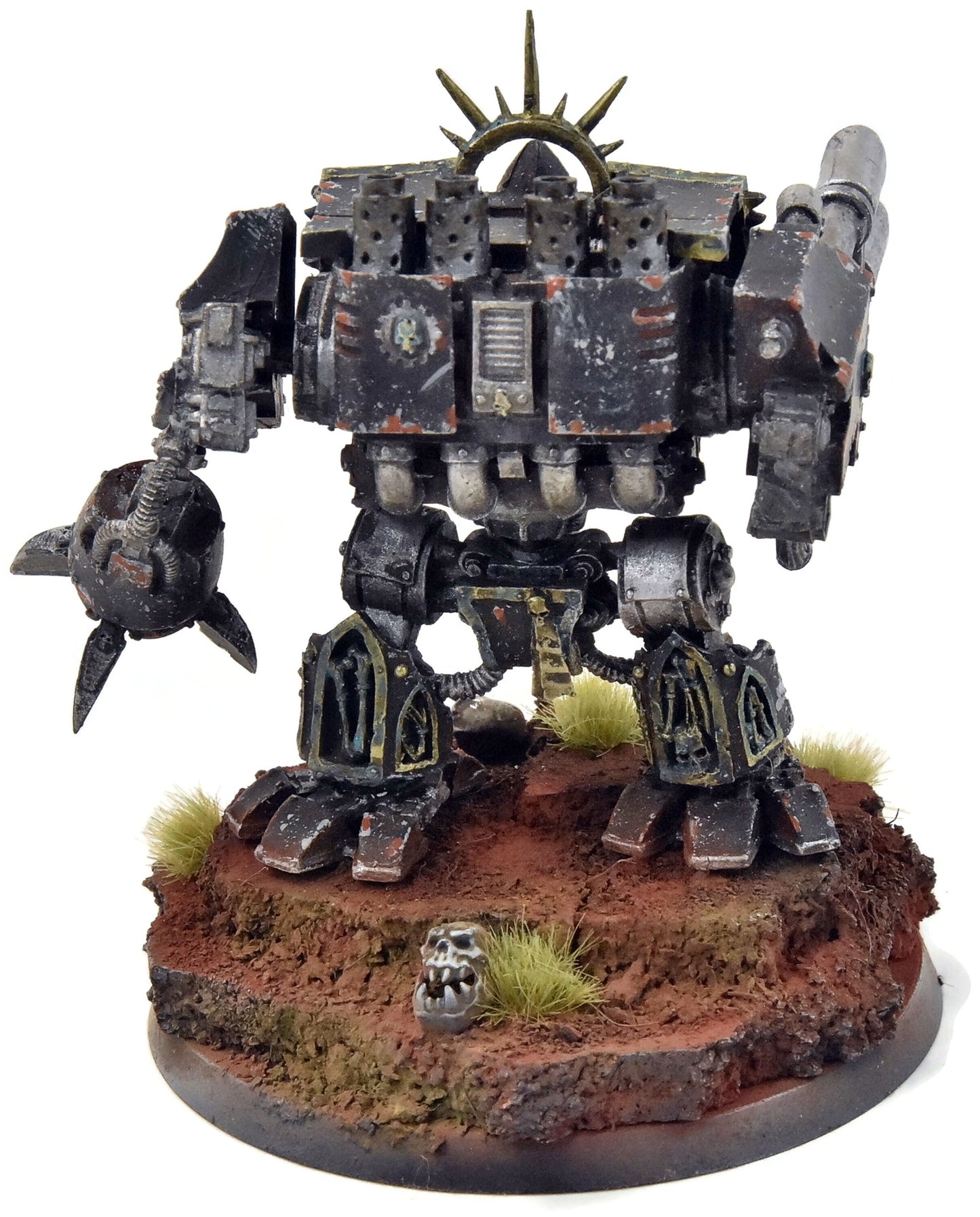 Dreadnought Chapelain des Space Marines n° 2, peint par un professionnel, Iron Hands 40K, Forge World