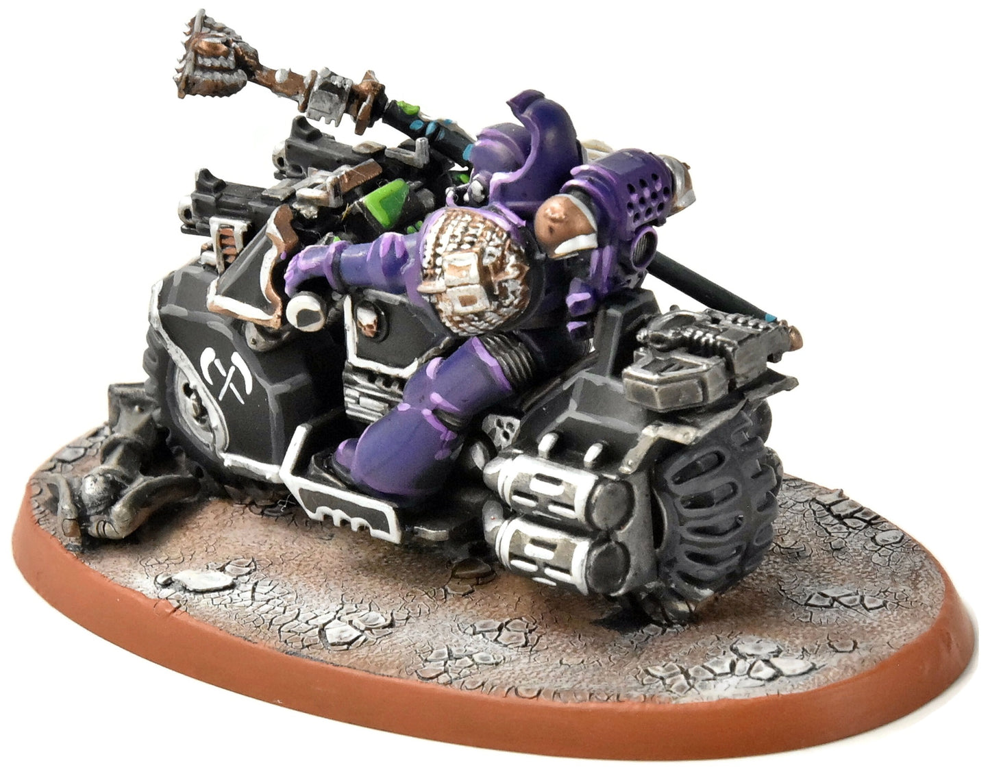 SPACE MARINES Librariran on Bike #4 PRO PAINTED Warhammer 40K