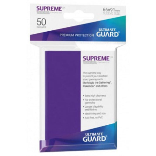 Ultimate Guard Sleeves Supreme Ux Purple 50Ct