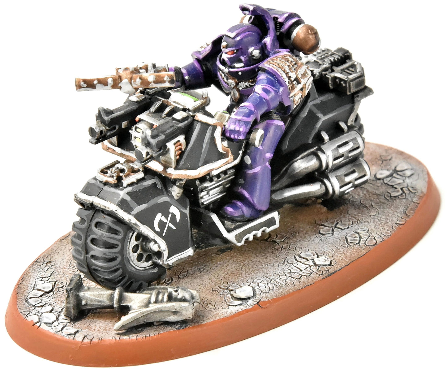 SPACE MARINES Librariran on Bike #4 PRO PAINTED Warhammer 40K