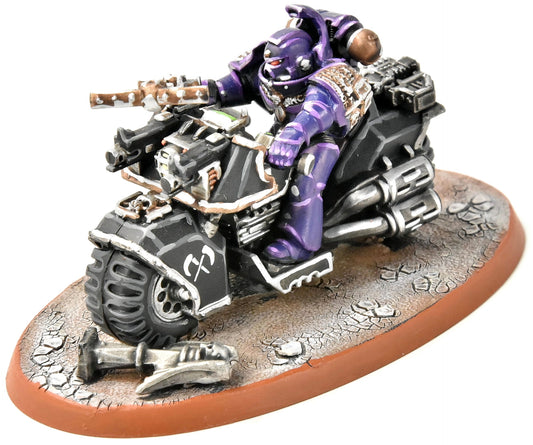 SPACE MARINES Librariran on Bike #4 PRO PAINTED Warhammer 40K