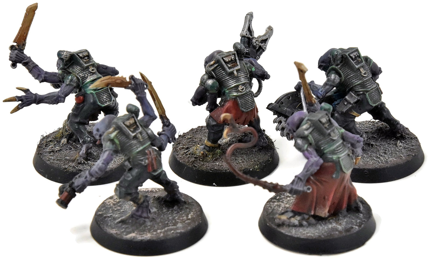 GENESTEALER CULTS 5 Acolyte Hybrids #3 WELL PAINTED Warhammer 40K