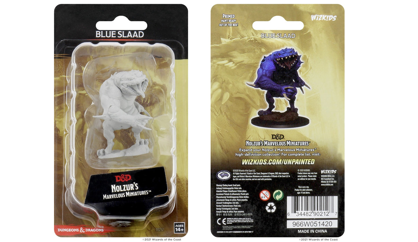 D&D Unpainted Minis Wv12.5 Blue Slaad