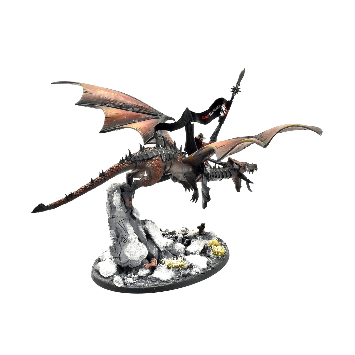 CITIES OF SIGMAR Prince on Dragon WELL PAINTED #1 Warhammer Sigmar