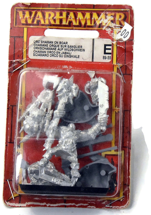 ORC & GOBLINS Orc Shaman on Boar METAL Warhammer Fantasy Canada Only