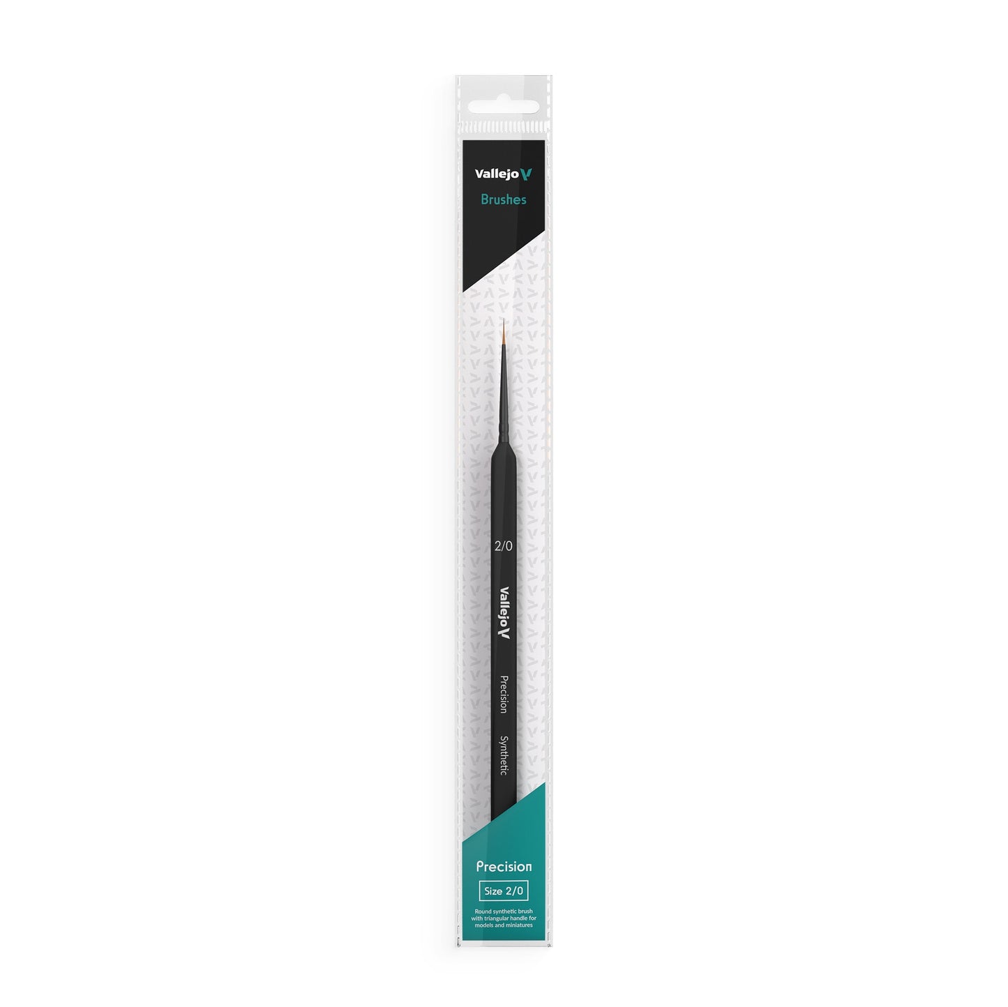Vallejo - Round Synthetic Brush/triangle No. 2/0 (VAL-B03020)