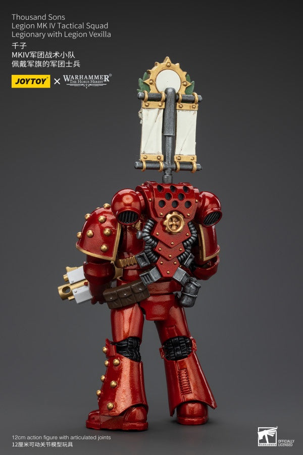 Legion MK IV Tactical Squad Legionary with Legion Vexilla Thousand Sons Joy Toy