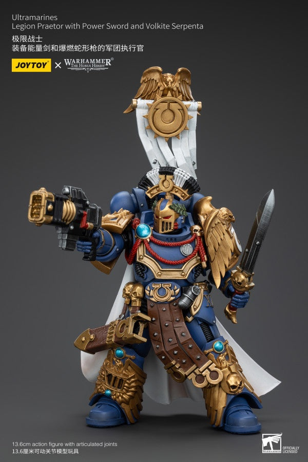 Legion Praetor with Power Sword and Volkite Serpenta Ultramarines Joy Toy