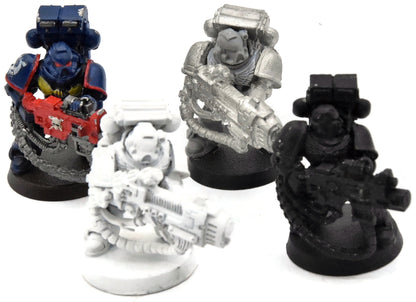 SPACE MARINES 4 Special weapons marines bolter & plasma #1 METAL Warhammer 40K