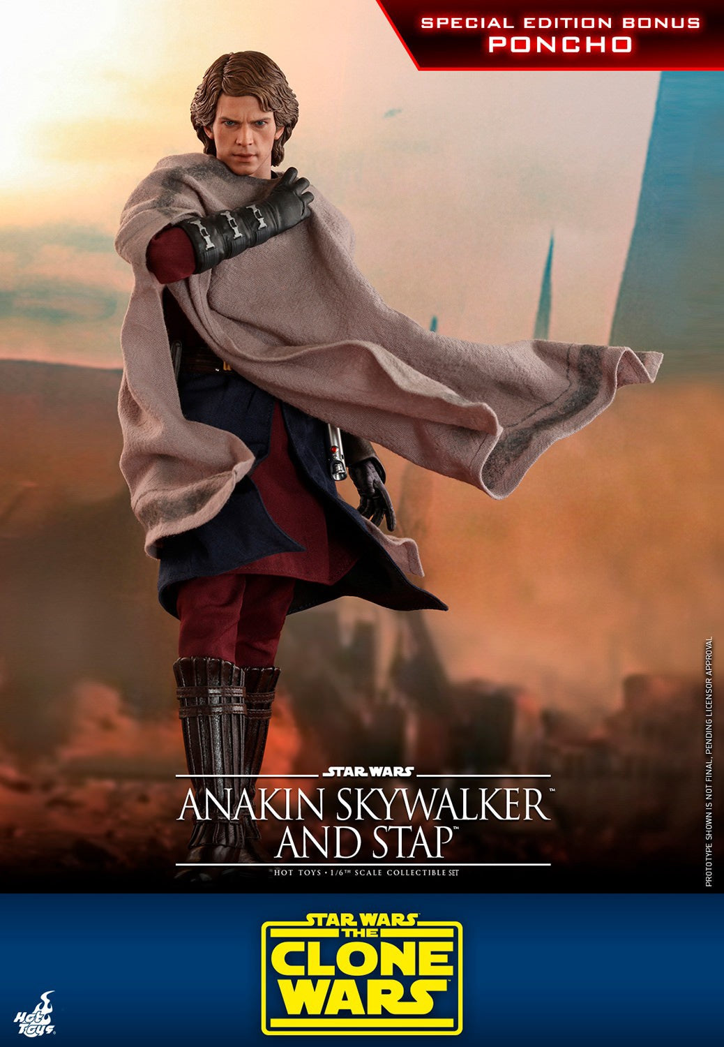 Anakin Skywalker and Stap (special Edition) Sixth Scale Figure Set by Hot Toys