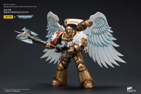 Sanguinary Guard with Encarmine Axe Blood Angels Joy Toy