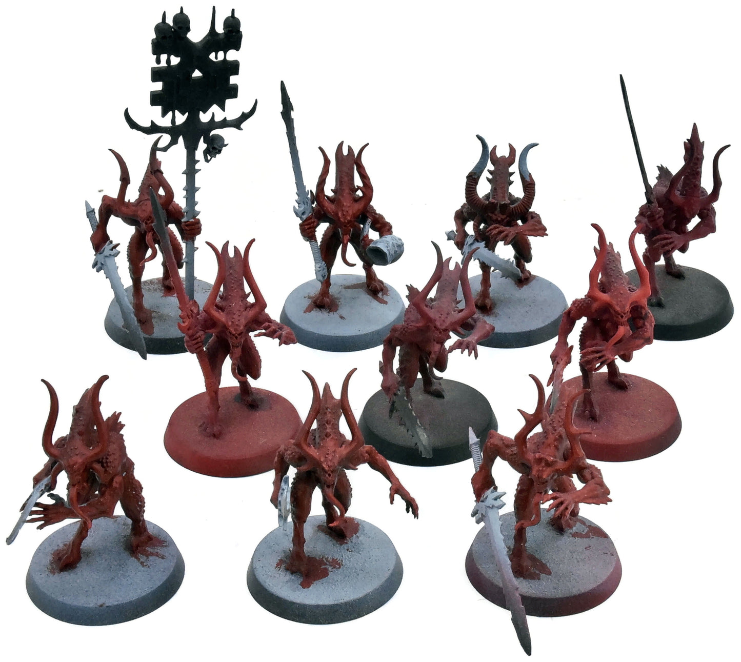 BLADES OF KHORNE 10 Bloodletters Of Khorne #5 Warhammer Sigmar 3784