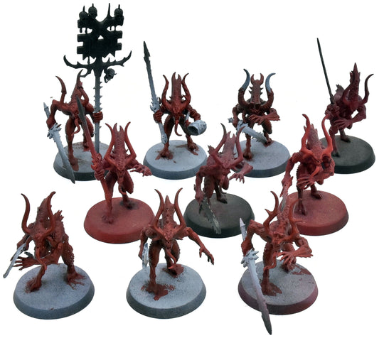 BLADES OF KHORNE 10 Bloodletters Of Khorne #5 Warhammer Sigmar 3784