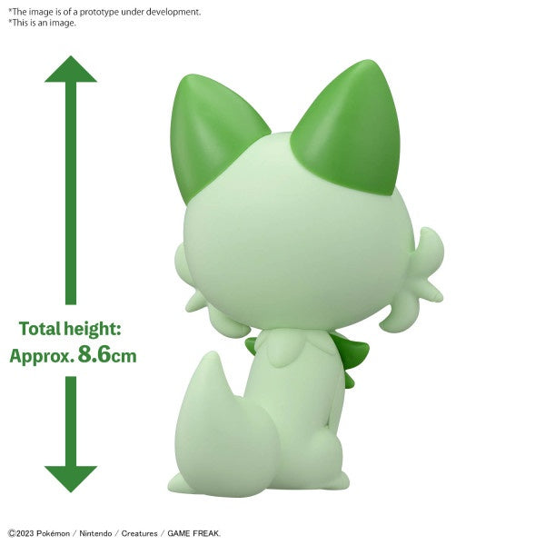 QUICK!! 18 SPRIGATITO Pokémon Model Kit Bandai