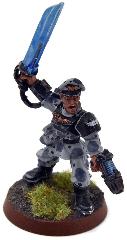 ASTRA MILITARUM Sergeant With Sword #1 METAL WELL PAINTED 40K