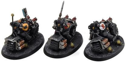 DEATHWATCH 3 Bike Squad #2 WELL PAINTED Warhammer 40K