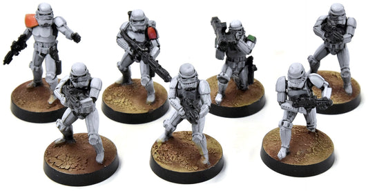 STAR WARS LEGION 7 Stormtroopers #2 PRO PAINTED empire