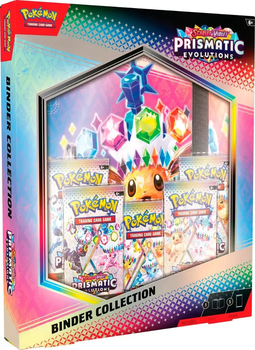 Pokemon Sv8.5 Prismatic Evolutions Binder Collection