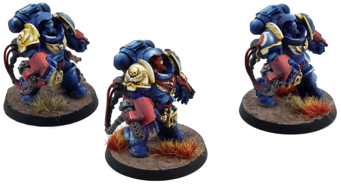 SPACE MARINES 3 Primaris Aggressors #1 WELL PAINTED Warhammer 40K