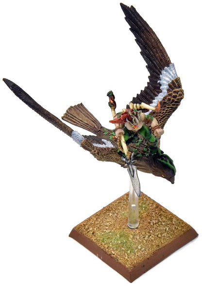 WOOD ELVES Warhawk Rider #3 PRO PAINTED METAL Fantasy