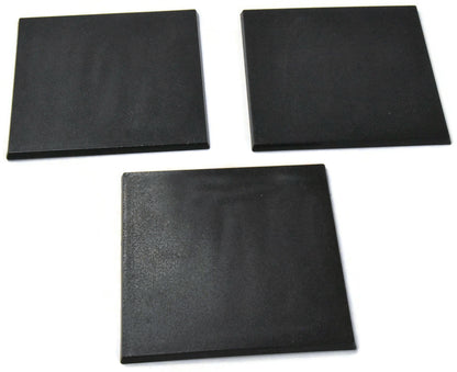 3 * 100mm x 100mm rectangle Base